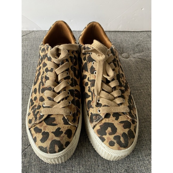 Steve Madden Women's Holmes Platform Leopard Print Sneaker. Size 8.5 - Picture 2 of 7